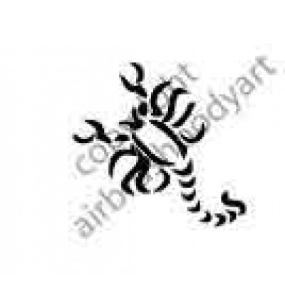0241 scorpion reusable stencil